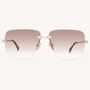 NEW Dezi 2000’s 2000s gold gradient sunglasses aviator designer